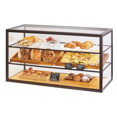 Cal-mil Sierra Display Case In Brown