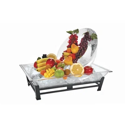 Cal-mil Small Ultimate Ice Housing System With Ice Pan, Drainage Hose, And Led Lighting - 19" X 27" X 8" In Black