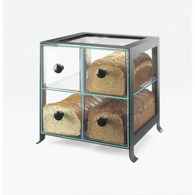Cal-mil Soho Bread Case In Black