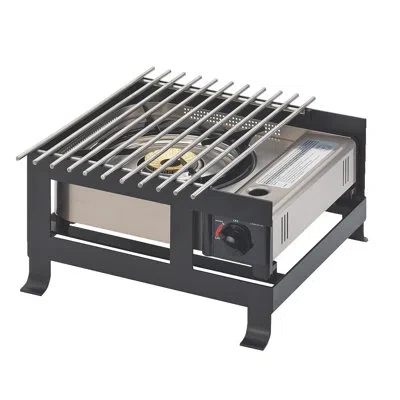Cal-mil Soho Steel Butane Burner Frame - 14" X 13 3/4" X 7 1/4" In Black