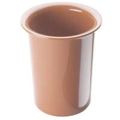 Cal-mil Solid Melamine Cylinder In Terra Cotta