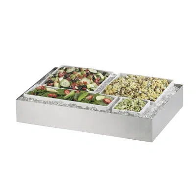 Cal-mil Stainless Steel Salad Bar Ice Housing
