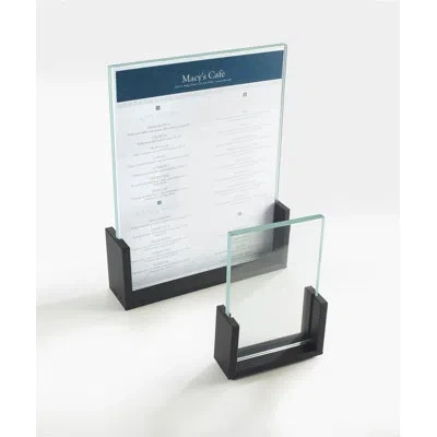 Cal-mil U-frame Cardholder In White
