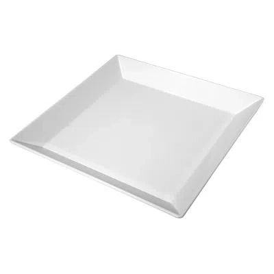 Cal-mil White 11" Square Melamine Platter
