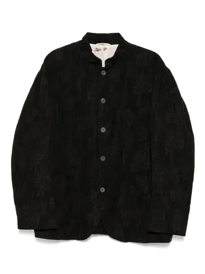 Calmlence 싱글 브레스티드 블레이저 In Black