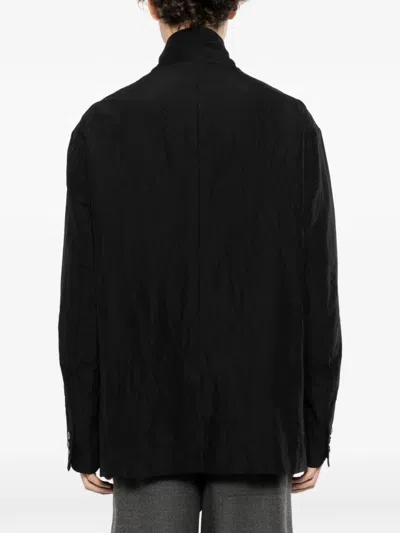 Calmlence Crease-effect Blazer In Multi