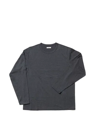 Calmlence Long-sleeve Crew-neck T-shirt In Gray