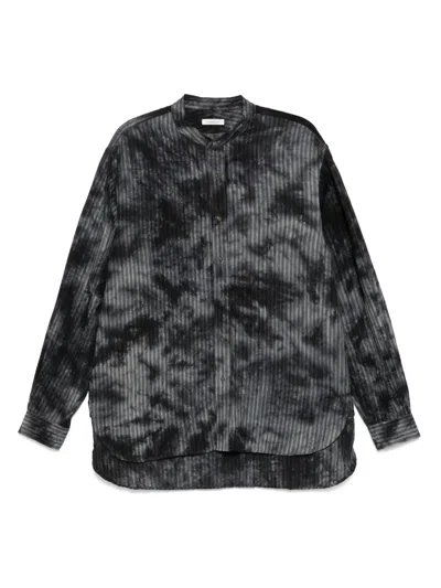 Calmlence Striped Shirt In Gray