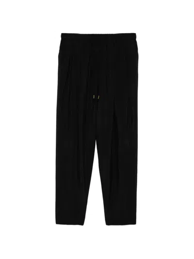 Calmlence Tapered Trousers In Black