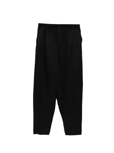 Calmlence Tapered Trousers In Black