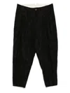 Calmlence Triple Pleated Tapered Trousers