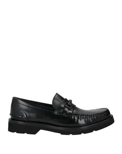 Calò Man Loafers Black Size 11 Leather