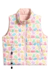 Calonie Casey Reversible Down Puffer Vest In Black