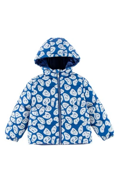 CALONIE CALONIE KIDS' ALEX REVERSIBLE DOWN HOODED PUFFER JACKET