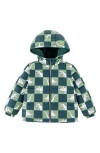 Calonie Kids' Alex Reversible Down Hooded Puffer Jacket In Multi