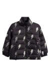 Calonie Kids' Blake Reversible Down Puffer Jacket In Black