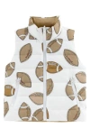 Calonie Kids' Casey Reversible Down Puffer Vest In Multi