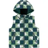 Calonie Kids' Dylan Reversible Down Hooded Puffer Vest In Multi