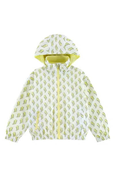 Calonie Babies'  Kids' Max Rain Water Repellent Reversible Windbreaker In Green