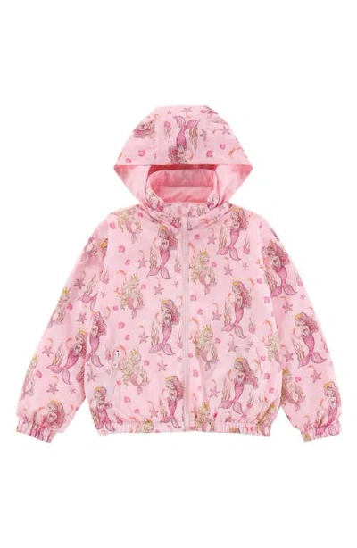 Calonie Babies'  Kids' Max Rain Water Repellent Reversible Windbreaker In Pink