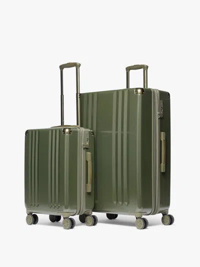 Calpak Ambeur 2-piece Luggage Set In Green