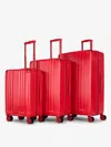 Calpak Ambeur 3-piece Luggage Set In Metallic Red In Metallic Red