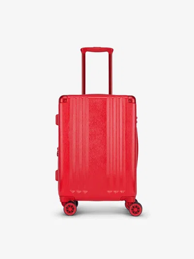 Calpak Ambeur Carry-on Luggage In Metallic Red
