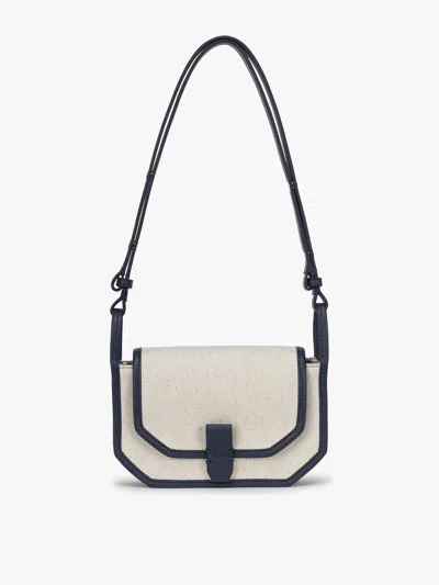 Calpak Colette Canvas Crossbody Wallet Bag In Blue