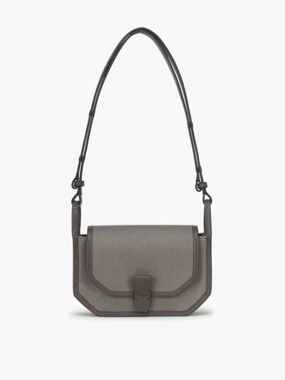 Calpak Colette Canvas Crossbody Wallet Bag In Brown
