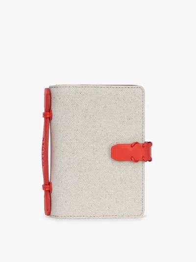 Calpak Colette Multi Passport Canvas Wallet In Neutral
