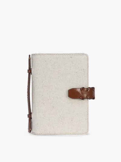 Calpak Colette Multi Passport Canvas Wallet In Neutral