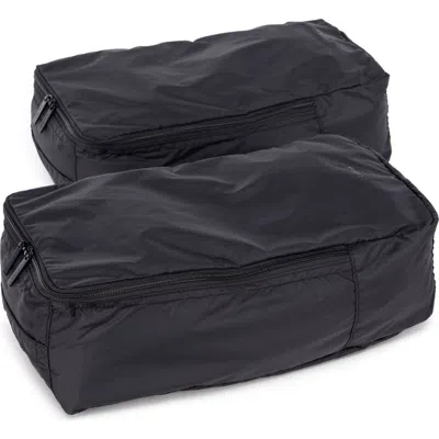 Calpak Compakt Set Of 2 Shoe Bags In Black