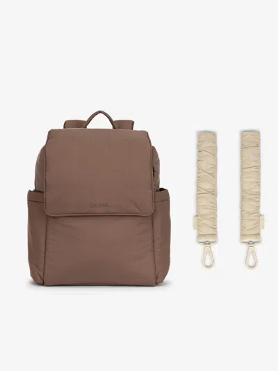 Calpak Convertible Mini Diaper Backpack With Stroller Straps In Burgundy