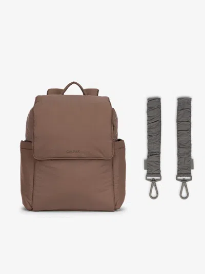 Calpak Convertible Mini Diaper Backpack With Stroller Straps In Burgundy
