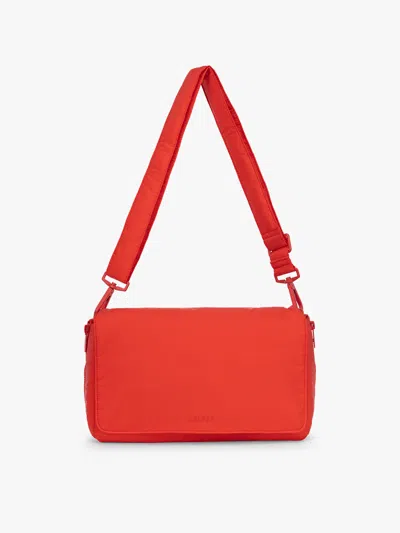 Calpak Convertible Stroller Caddy Crossbody Bag In Red