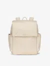Calpak Diaper Backpack With Laptop Sleeve In Oatmeal In Oatmeal