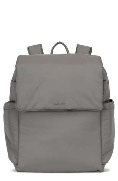 Calpak Babies' Diaper Backpack With Laptop Sleeve In Slate