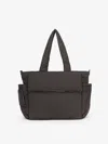 Calpak Diaper Tote Bag With Laptop Sleeve In Black In Black