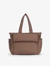 Calpak Diaper Tote Bag With Laptop Sleeve In Hazelnut In Hazelnut