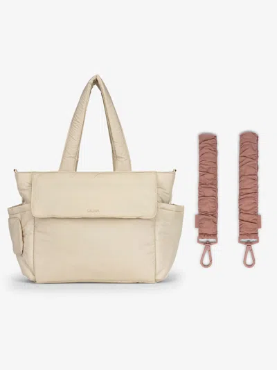 Calpak Diaper Tote Bag With Stroller Straps In White