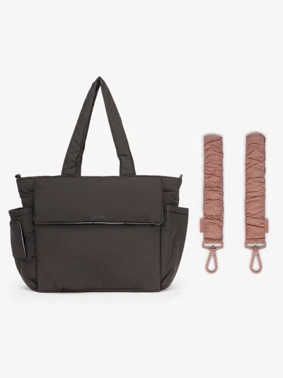 Calpak Diaper Tote Bag With Stroller Straps In Burgundy