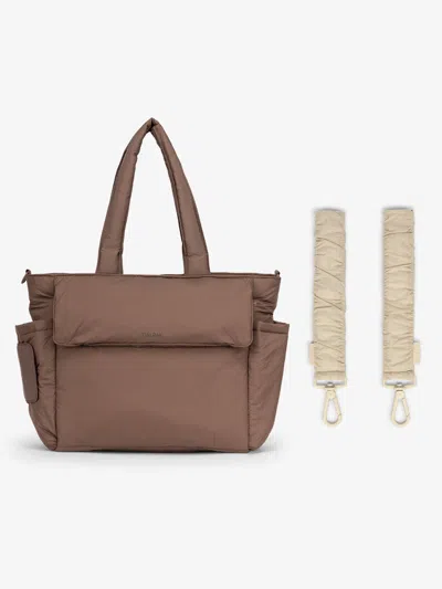Calpak Diaper Tote Bag With Stroller Straps In Burgundy