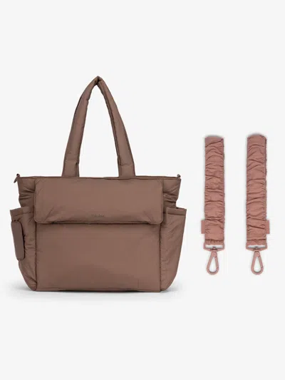 Calpak Diaper Tote Bag With Stroller Straps In Orange