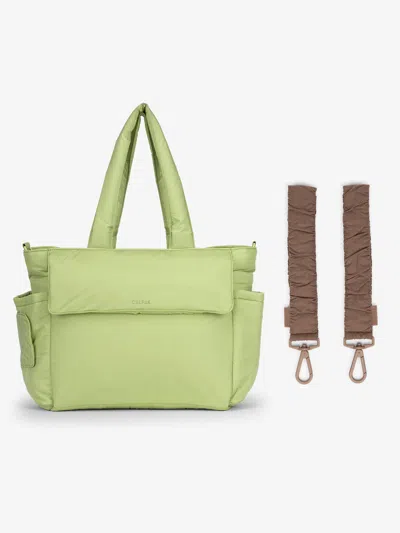 Calpak Diaper Tote Bag With Stroller Straps In Gold