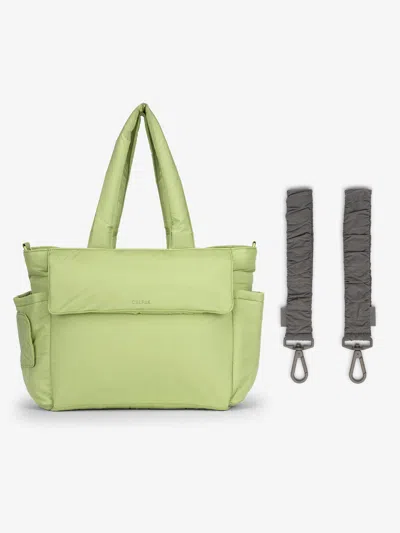 Calpak Diaper Tote Bag With Stroller Straps In Orange