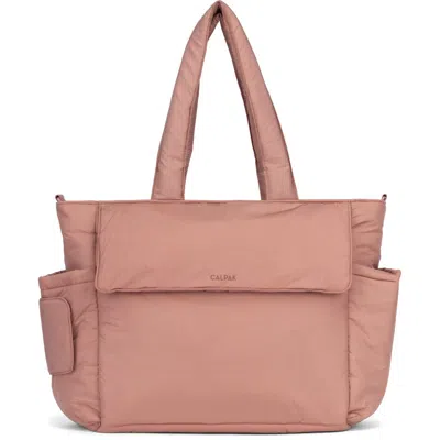 Calpak Kids'  Diaper Tote With Laptop Sleeve In Pink