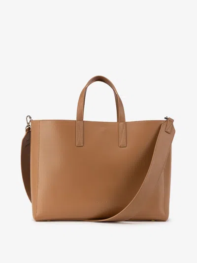 Calpak Haven 16 Inch Laptop Tote Bag In Brown