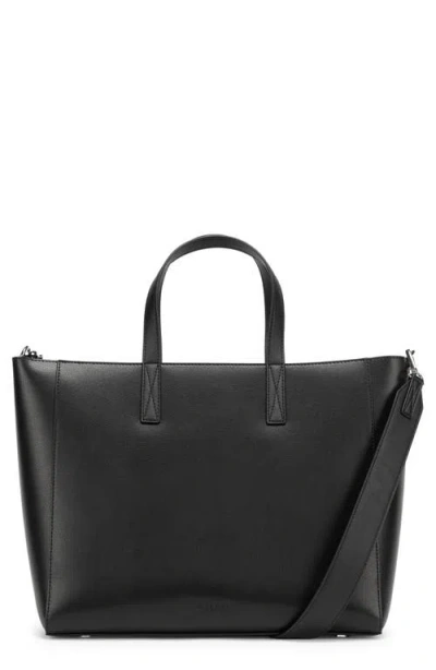 Calpak Haven Faux Leather 16-inch Laptop Tote In Black
