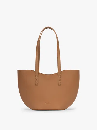 Calpak Haven Tulip Tote In Brown
