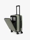 Calpak Hue Front Pocket Carry-on Luggage In Green